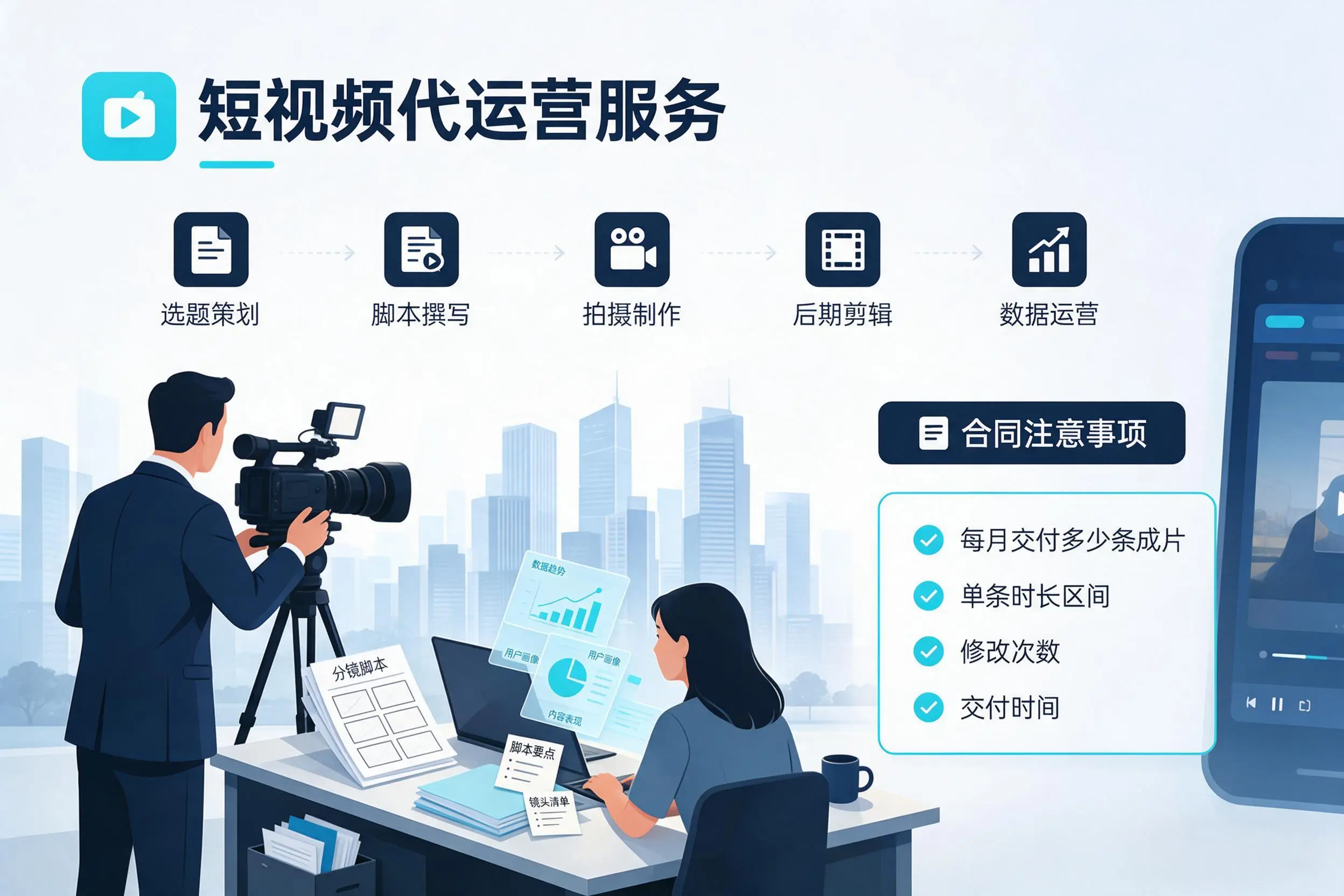 短视频代运营包含哪些服务？呼伦贝尔企业常见问题科普