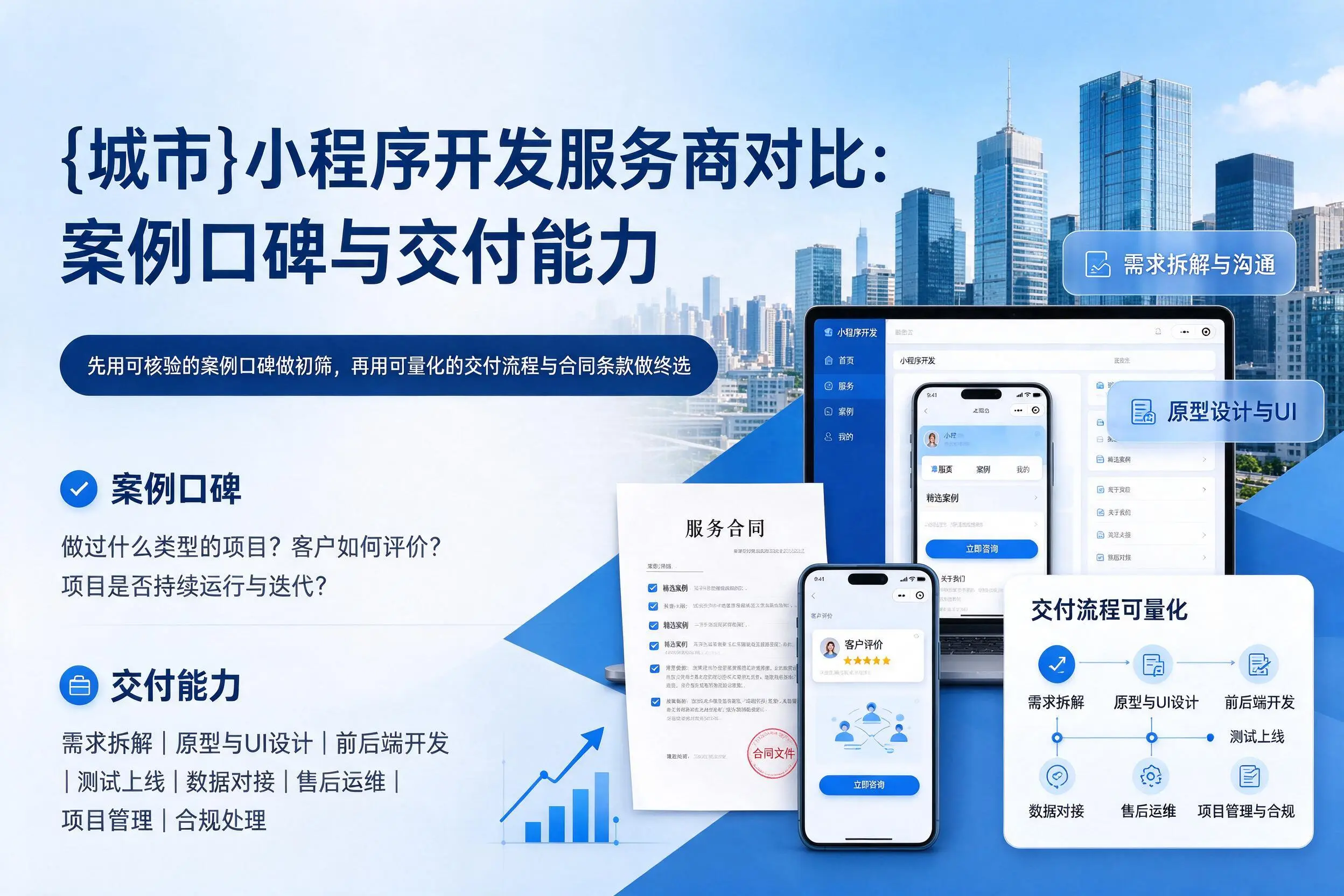 呼伦贝尔小程序开发服务商对比：案例口碑与交付能力