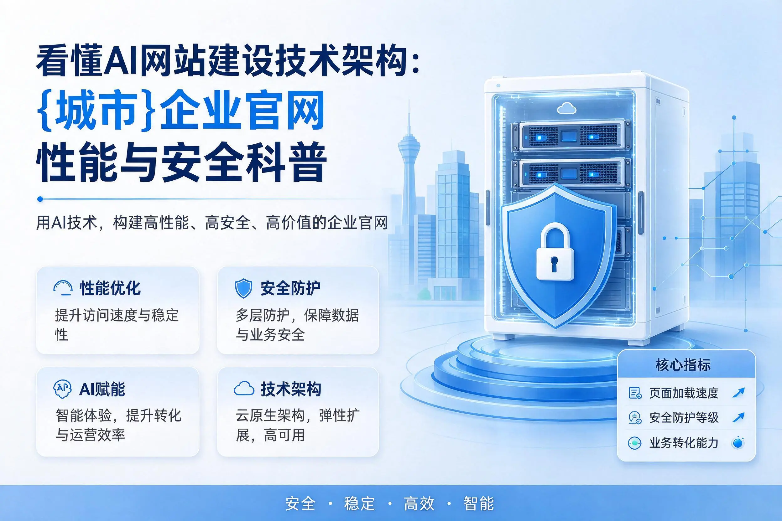 看懂AI网站建设技术架构：呼伦贝尔企业官网性能与安全科普