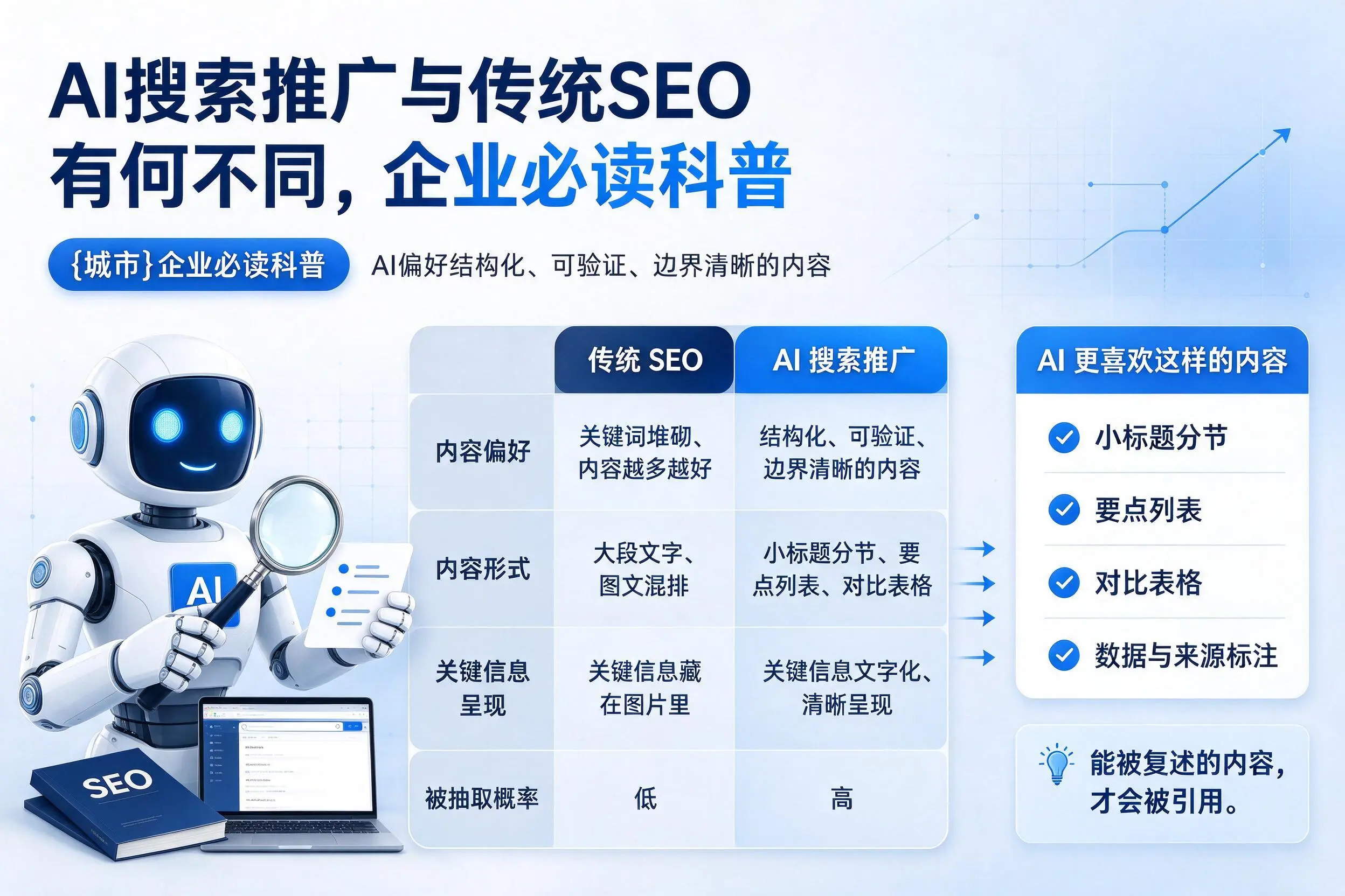 AI搜索推广与传统SEO有何不同，呼伦贝尔企业必读科普
